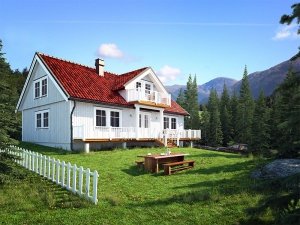 3d architectural visualization Bergstaden