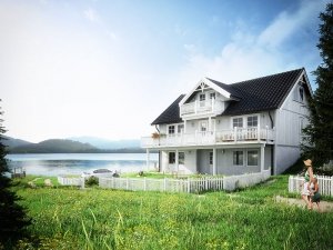 3d architectural visualization Bergstaden