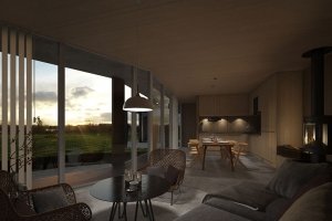 architectural visualization private house