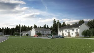 architectural visualization private house