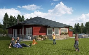 3d exterior architectural visualization