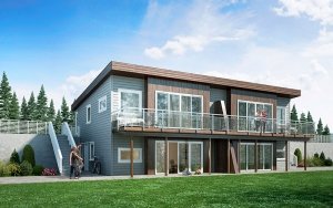 3d exterior architectural visualization gjeskir