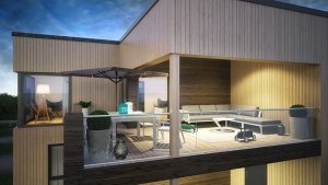 3d exterior architectural visualization