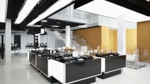 3d interior visualization office