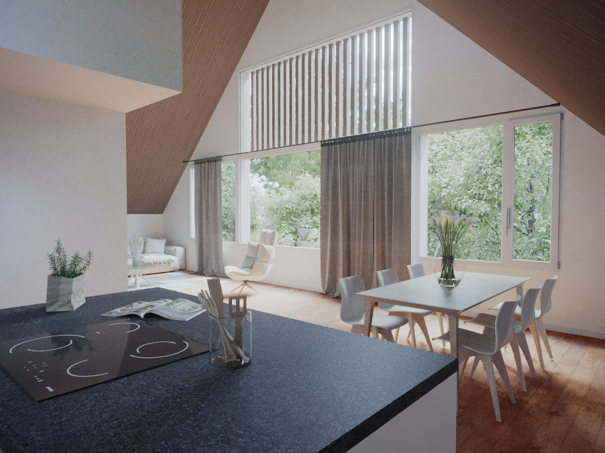 3d interior architecture visualization