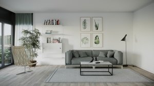 3d interior visualisation Townhouse