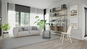 3d interior visualisation Townhouse