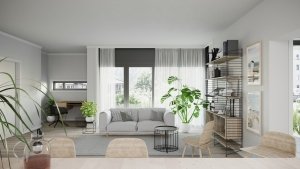 3d interior visualisation Townhouse