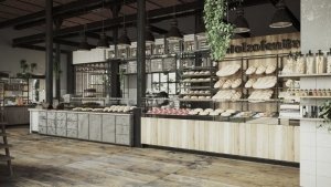 3d visualization bread house