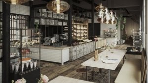 3d visualization of bread house