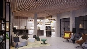 3d interior visualization Novotel