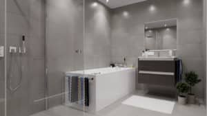 Bathroom 3d visualization