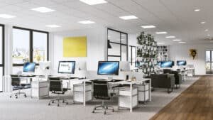 3D interior office visualization