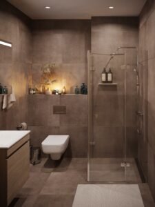 Real estate rendering - bathroom rendering