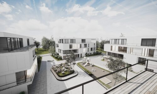 3D exterior of residence place
