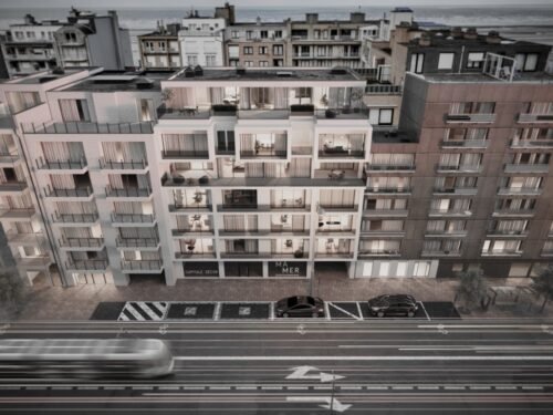 3D visualizations Belgium residence house