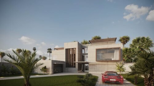 3d visualization Golden Beach