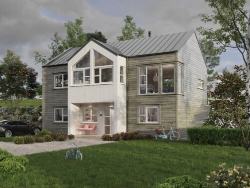 3D exterior visualization Agat Moderne