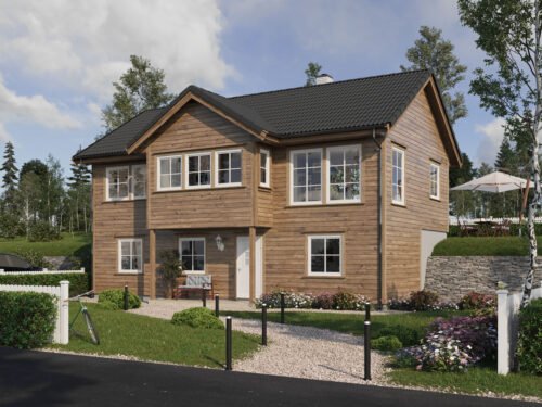 3D exterior visualization Agat Moderne