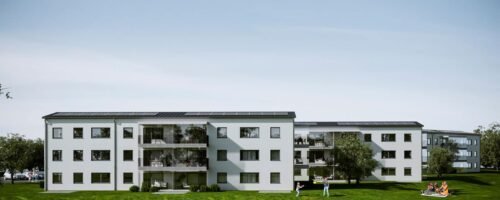 3D exterior visualization Flyingegatan