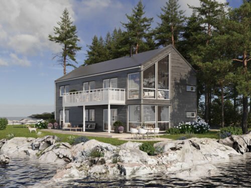 3D exterior visualization obsidian