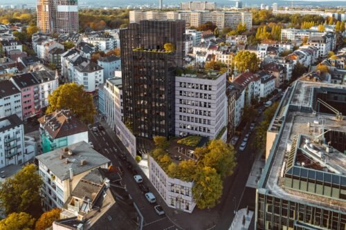 3D exterior visualization of the city