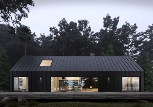 3D exterior visualisations of family house